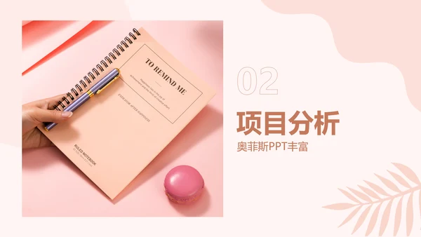 简约欧美风粉色工作汇报计划书PPT