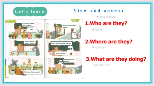一年级英语上学期 Unit 2 My first class Lesson 5 课件