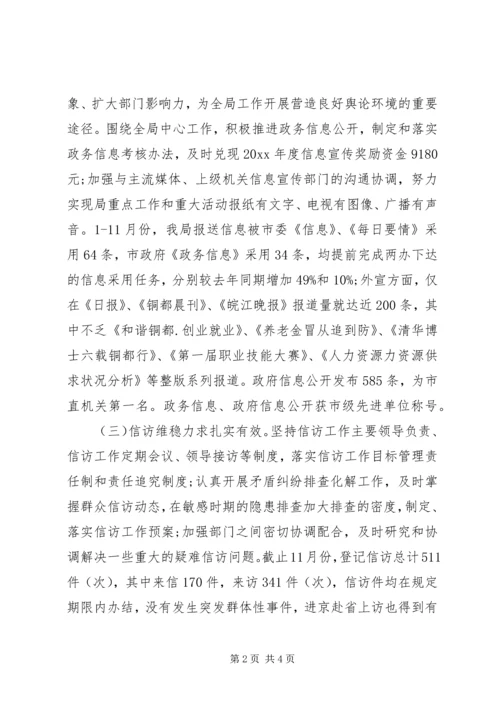 人社局某年年终总结.docx