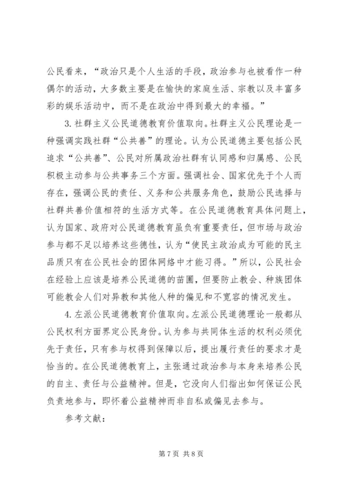 小学公民道德教育月汇报材料 (5).docx