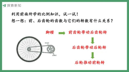 新人教版数学六年级下册自行车里的数学课件