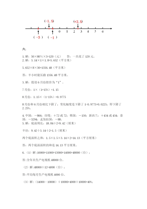 贵州省贵阳市小升初数学试卷附完整答案【精选题】.docx