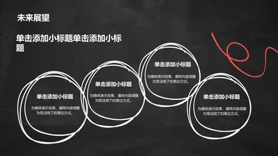 创意风黑板PPT列表