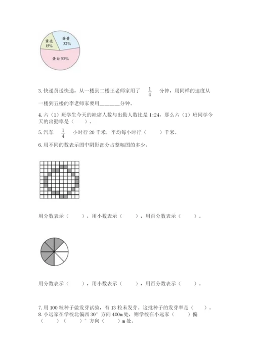 2022人教版六年级上册数学期末测试卷（考点提分）.docx