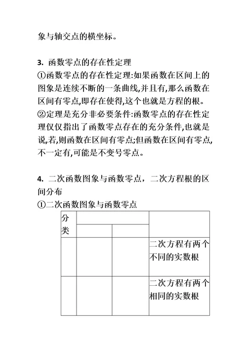 特级教师高考数学首轮复习第15讲-函数与方程