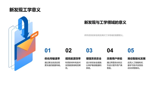 答辩指导及工学研究PPT模板