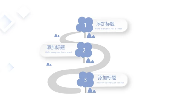 蓝色简约大气医院医疗工作介绍动态PPT模板