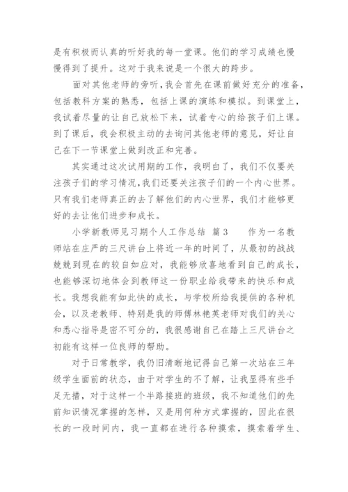 小学新教师见习期个人工作总结.docx