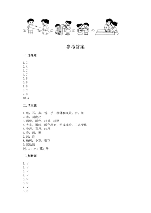 教科版科学一年级上册期末测试卷【满分必刷】.docx