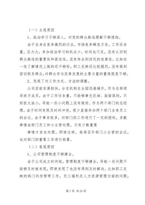 遵守党的政治纪律情况个人对照检查材料 (2).docx