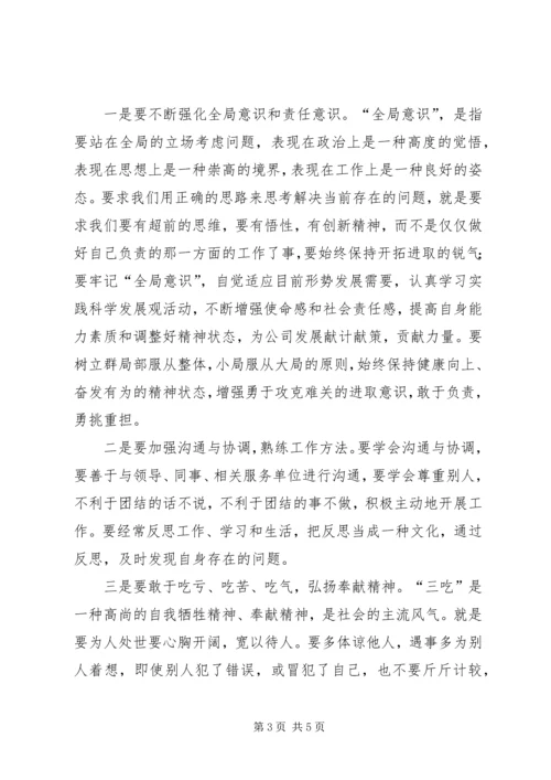 职业化学习心得 (2).docx