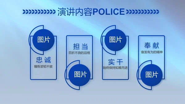 扫黑除恶专项斗争公安警察动态PPT模板