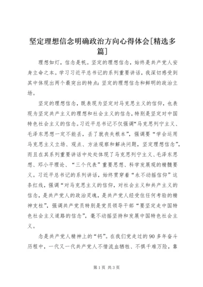 坚定理想信念明确政治方向心得体会[精选多篇] (2).docx