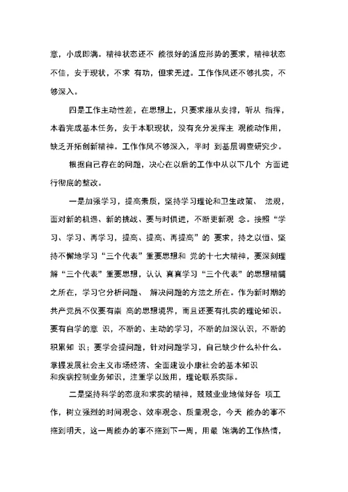 创新争优学习总结整改措施