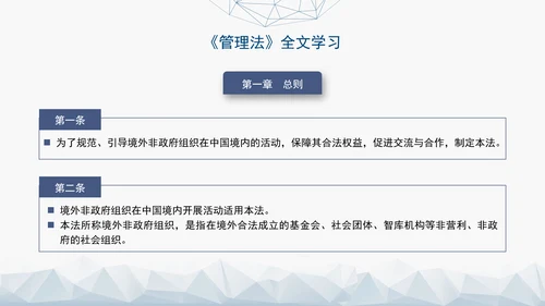 2024中华人民共和国境外非政府组织境内活动管理法解读PPT