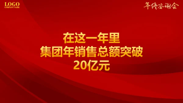 大气商务年终客户答谢会晚会通用PPT模板