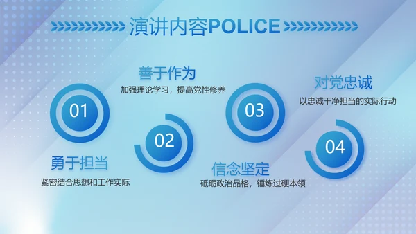 蓝色大气公安治安管理条例动态PPT