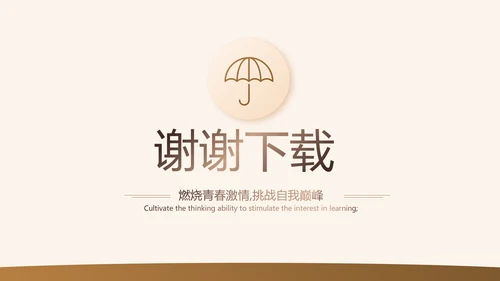高档简约保险行业保险公司工作总结动态PPT