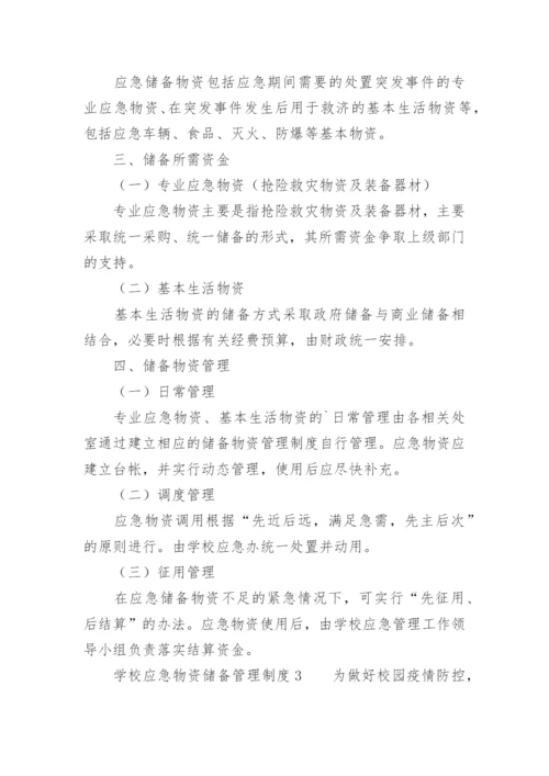 学校应急物资储备管理制度.docx