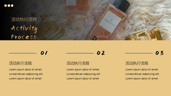 轻奢品牌营销活动策划通用PPT模板