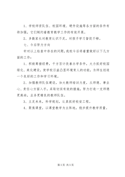 学校评估自我检查报告.docx