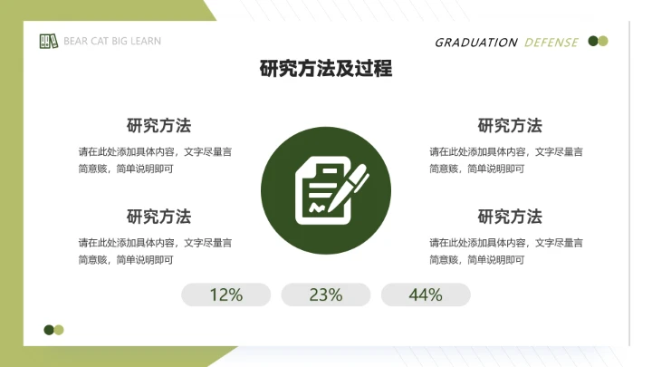 毕业答辩简约毕业开题报告论文答辩PPT模版