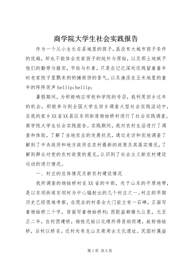 商学院大学生社会实践报告.docx