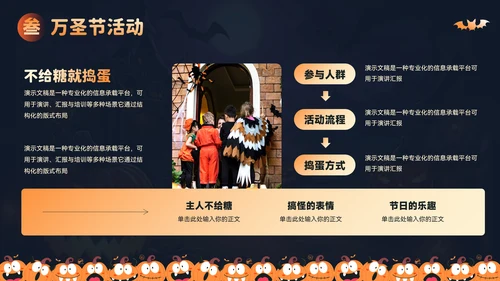 万圣节活动策划方案汇报PPT模板