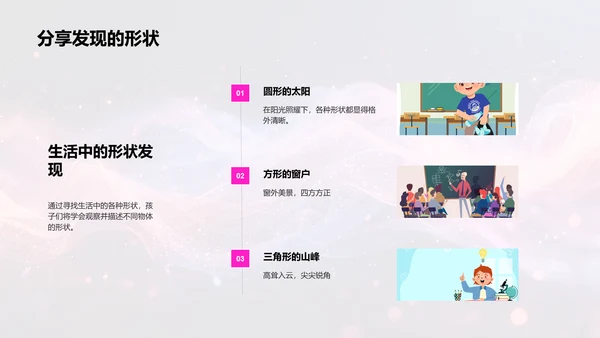 认识形状游戏课PPT模板