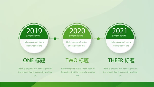 绿色时尚邮政银行年终工作总结动态PPT