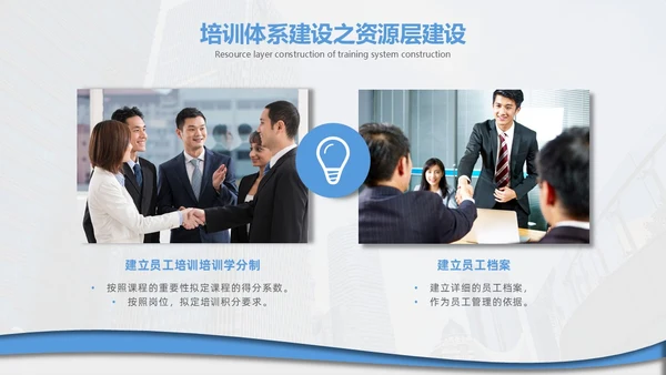 企业培训打造简约微粒体工作述职个人工作汇报通用PPT体系