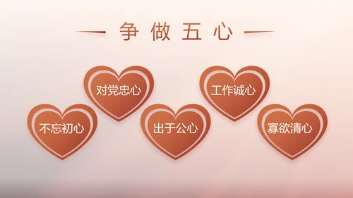 红色党建党支部述职报告动态PPT党课