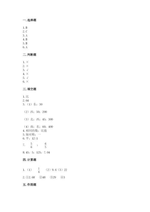 小学六年级数学上册期末考试卷及答案（必刷）.docx