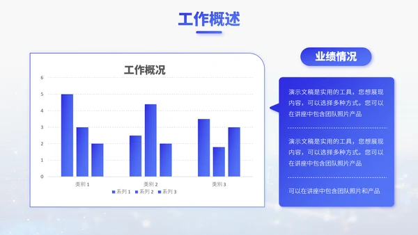 蓝色科技风工作汇报述职报告年中总结答辩演讲汇报PPT模板