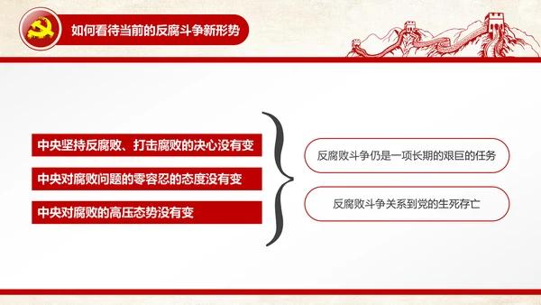 党员干部廉洁从业廉政教育PPT模板