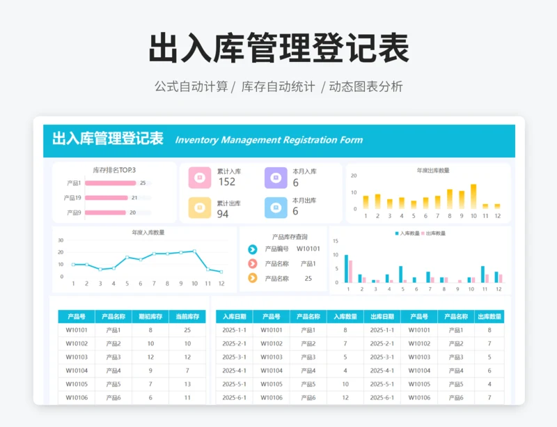 出入库管理登记表