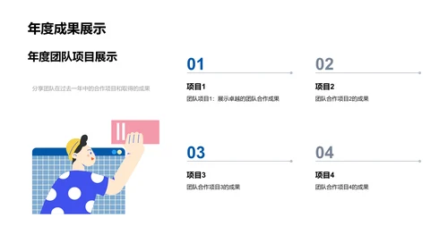 教学团队年度总结PPT模板