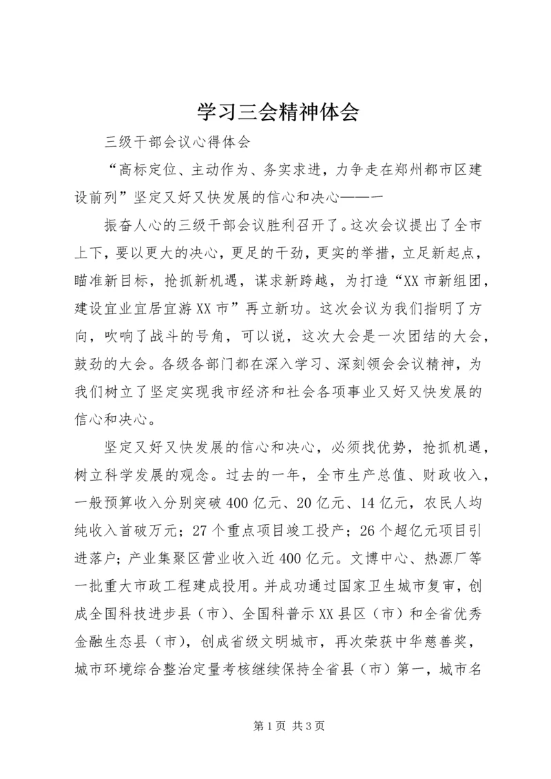 学习三会精神体会 (3).docx