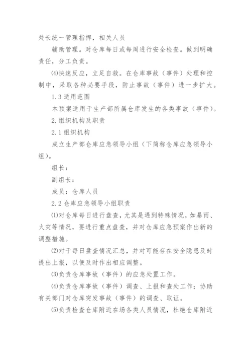 仓库应急预案.docx