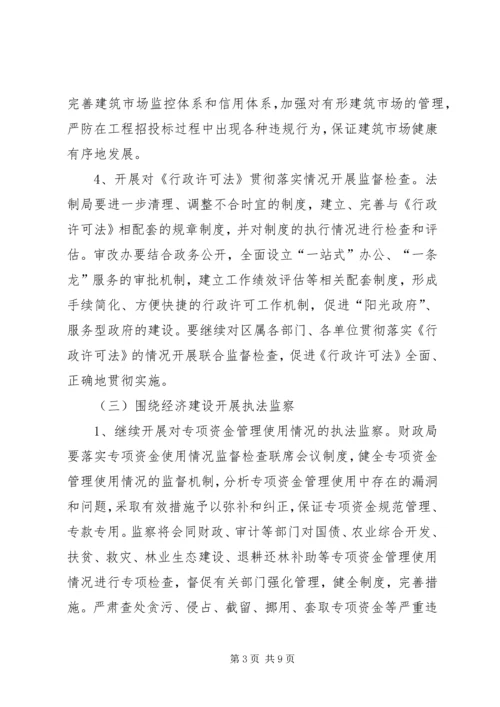 执法监察及纠风工作安排意见 (3).docx