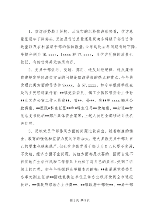 公司纪检监察信访举报工作责任制实施办法 (5).docx