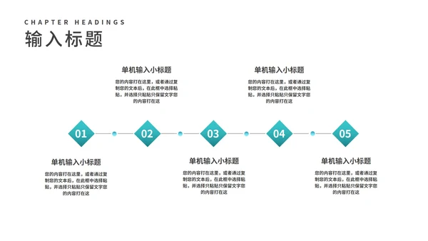 小清新阅读改变命运读书分享PPT模板