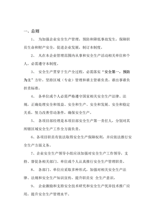 安全管理标准体系及新规制度.docx