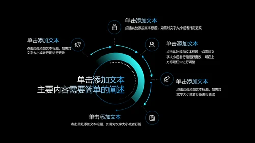 蓝色科技风发布会通用PPT演示模板