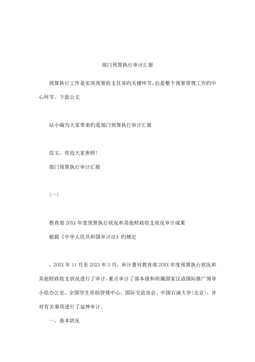 部门预算执行审计报告.docx