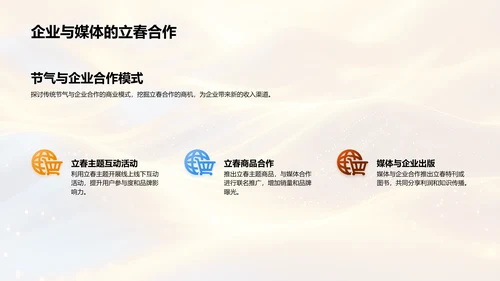 立春商业价值探讨PPT模板