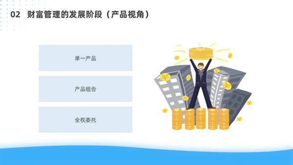 蓝色简约风客户资产配置与规划培训ppt模板