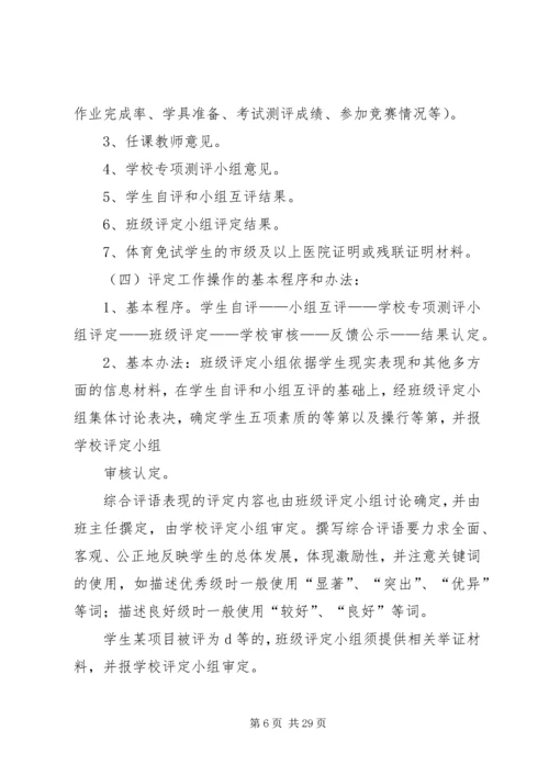 综合素质评定方案(2).docx