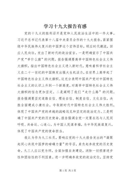 学习十九大报告有感 (5).docx