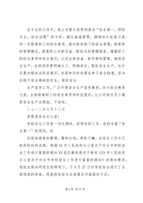 安全检查自查报告 (4).docx